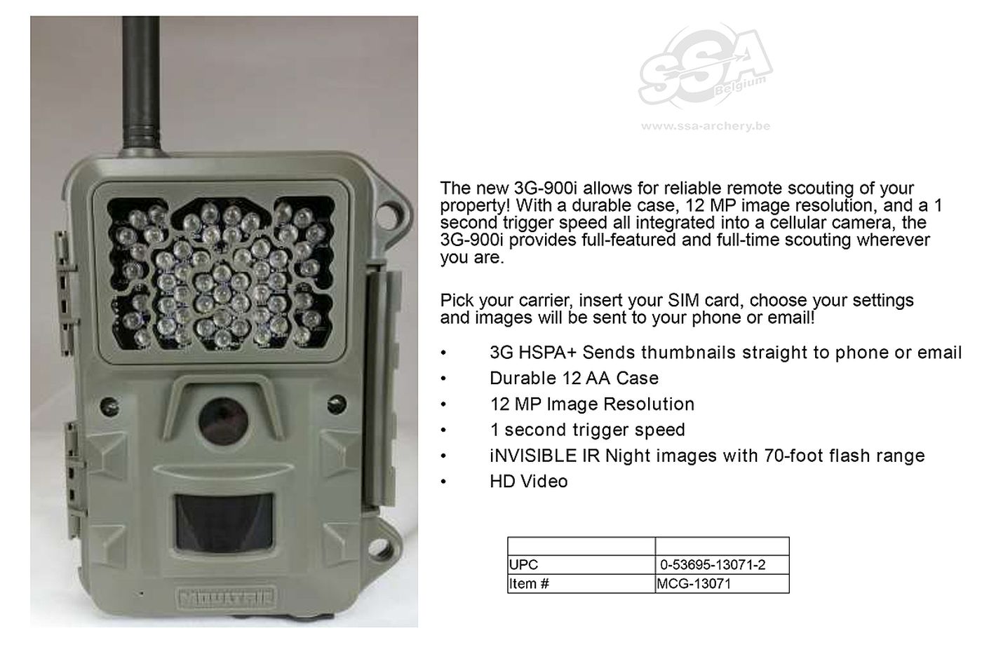 MOULTRIE GAME & TRAIL 3G-900I